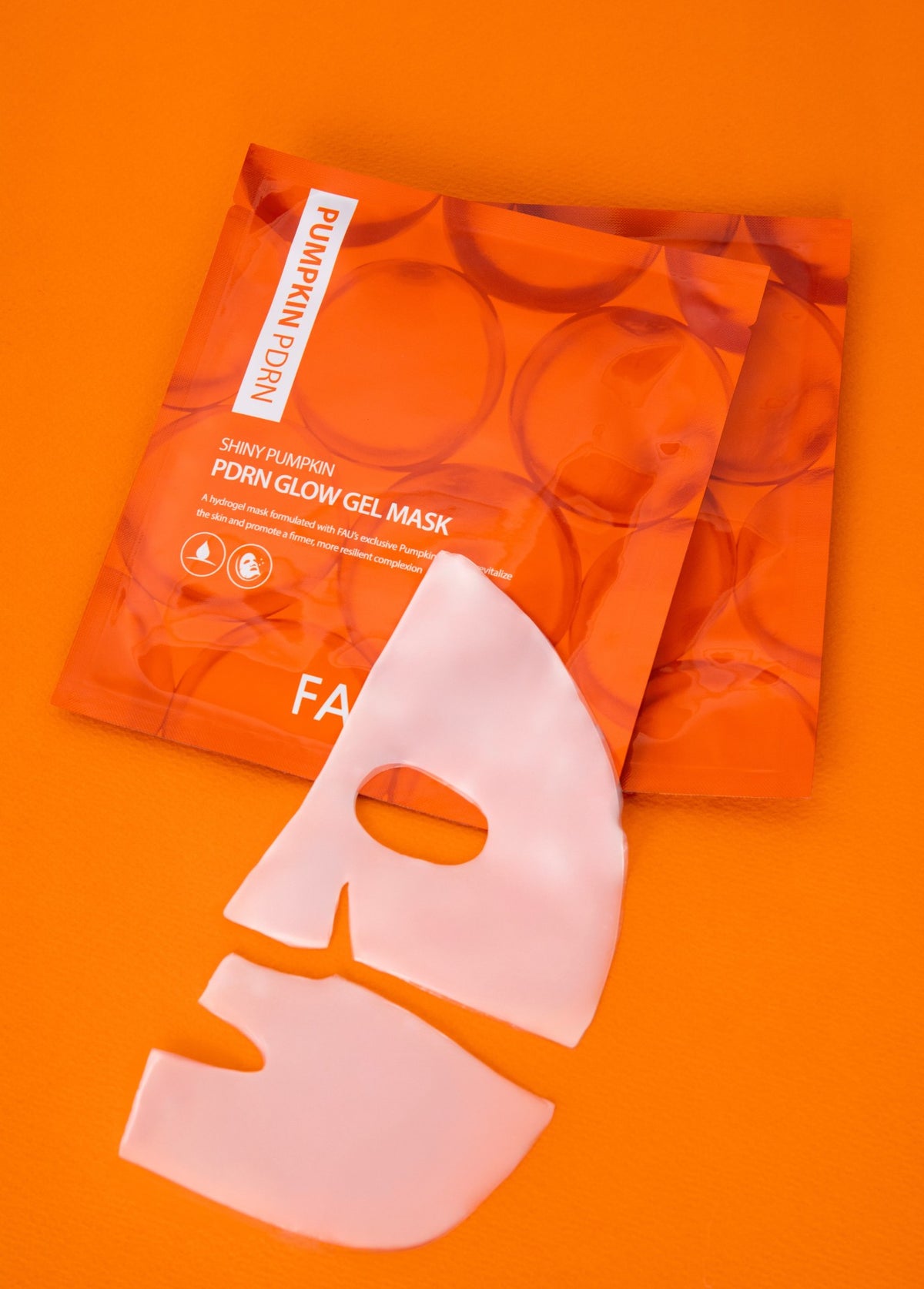 Mască hydrogel cu extract de dovleac, PDRN și colagen