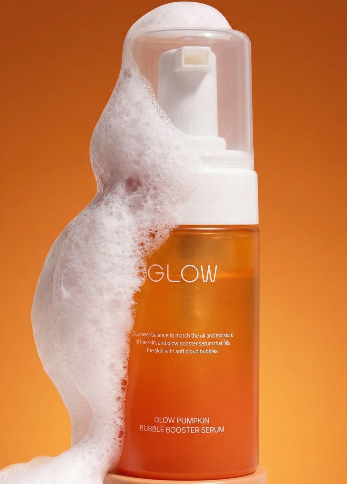 Ser bifazic pentru ten stralucitor tip spuma cu acid hialuronic si PDRN